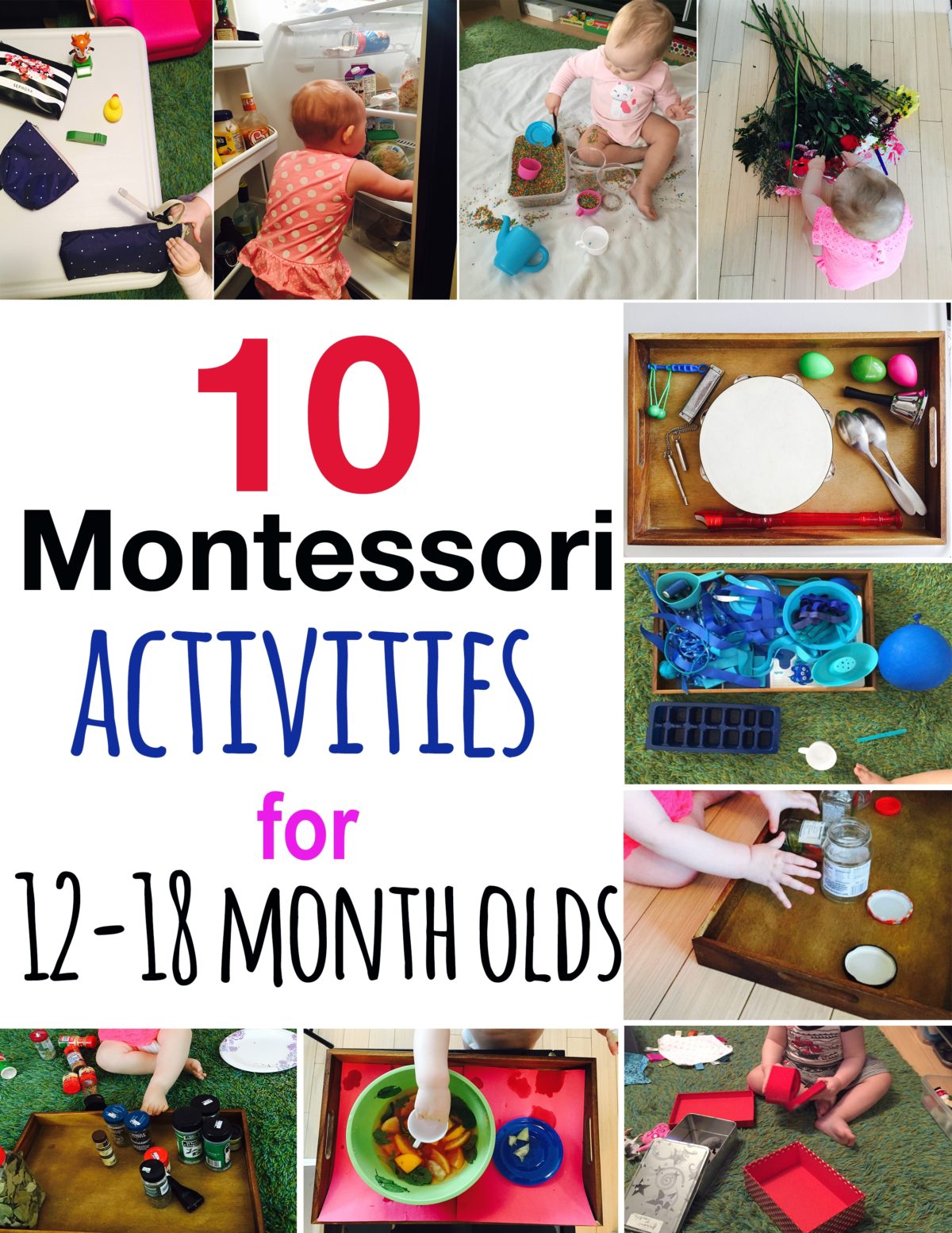 10 Montessori inspired Activities For Toddlers Montessori inspired 