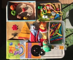 Thursday box of activities for 12-18 month olds