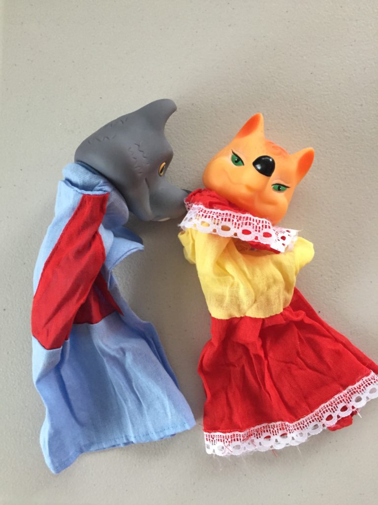Hand puppets for toddlers, Saturday box of activities for 12-18 month olds