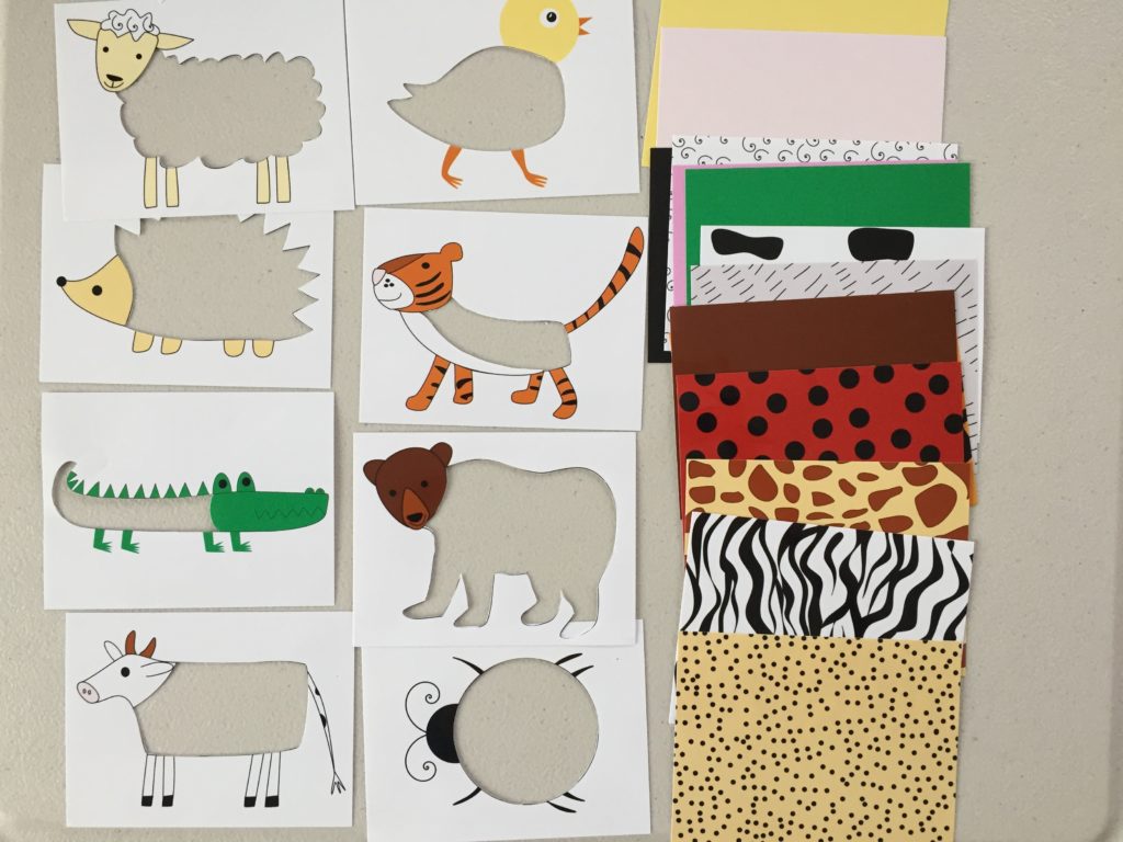 Animal skin puzzle for toddlers and kids, printable, DIY puzzle for toddlers, activities for 22 month old, activities for 23 month old, activities for 24 month old, activities for two year old, activities for 3 year old, educational activities