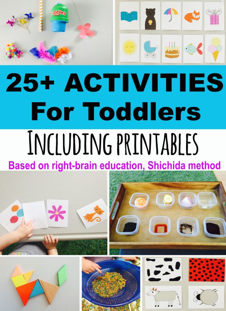 25+ toddler activities, free printables. development promoting toddler activities, activities for 20 month olds, activities for two year olds, activities for three year olds, toddler printables, activities for 21 month olds, activities for 22 month olds, shichida, memory game