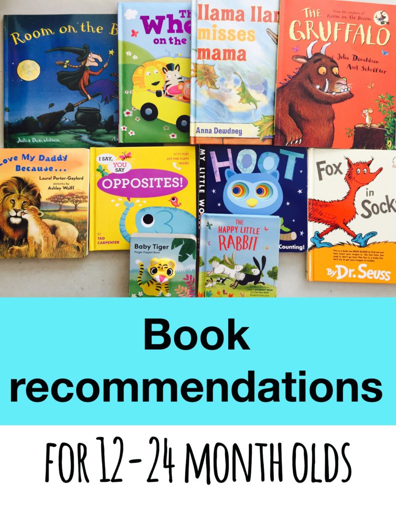 Our favorite books from 12 to 24 months, best books for one year olds, best books for two year olds, best books for toddlers, book recommendations for todlers