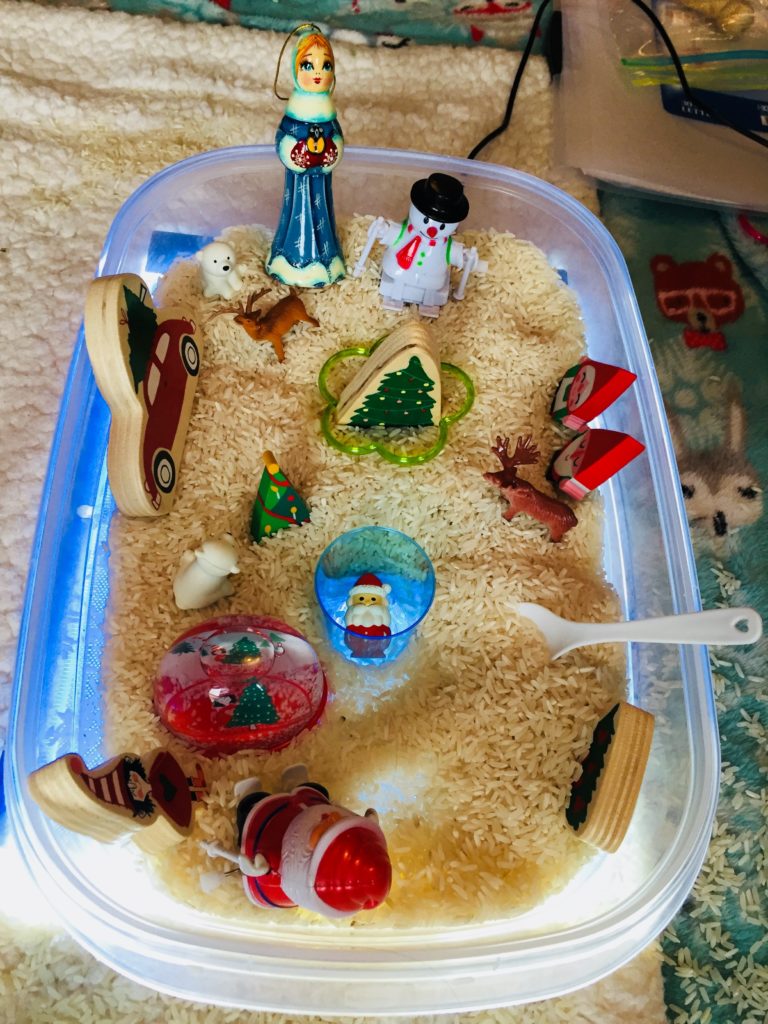 Christmas sensory box
