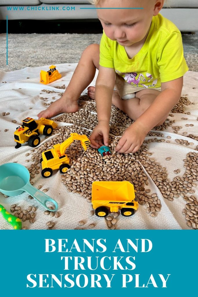 Beans and trucks sensory play, cars sensory play, beans sensory play, car activities, car play ideas, car play, car themed activities, toddler activities, kids activities, kids play ideas at home, transportation activities, transportation play ideas